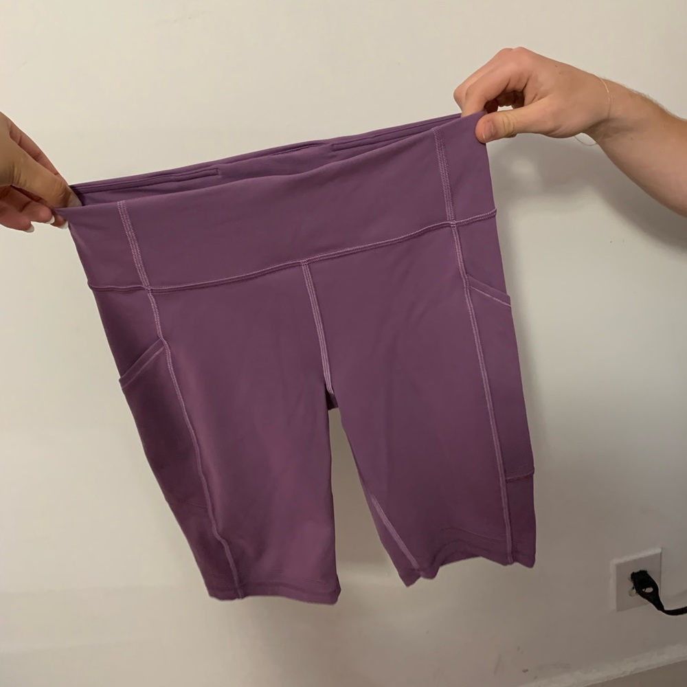 Lulu Grape Biker Shorts
